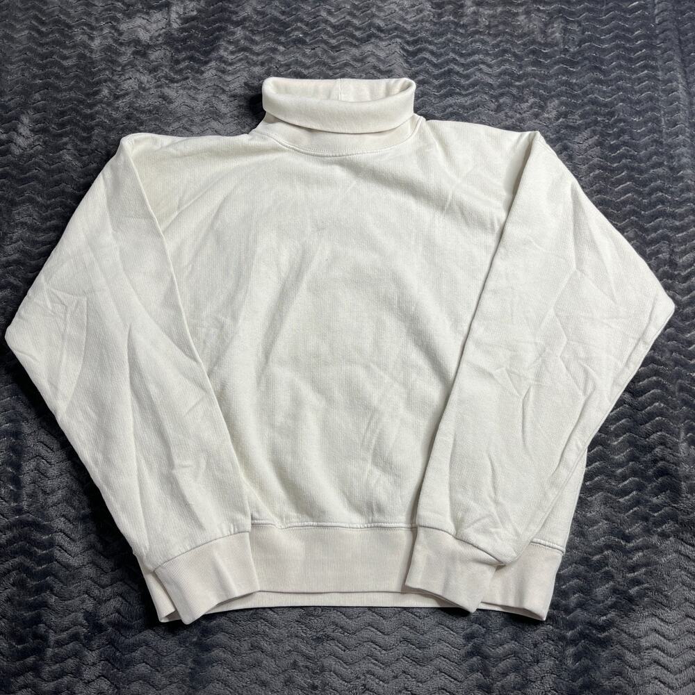 Buck Mason cream Vintage Interloop sweater Size Small